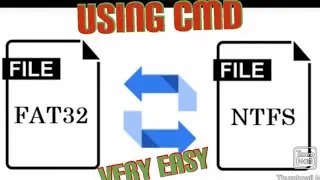 How to Convert FAT32 to NTFS using CMD