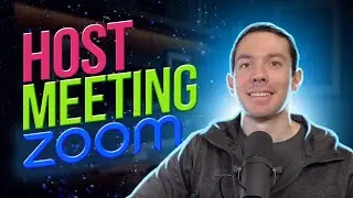 How to HOST a meeting on ZOOM (for beginners)