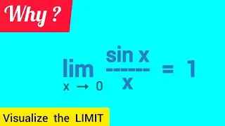 Why Sinx by x = 1?  Differencial Calculus. Limit f sinx/x