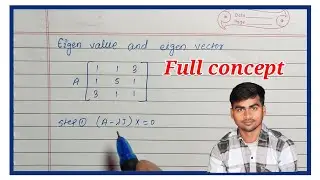 eigen values & eigen vectors || how to solve eigen values & eigen vectors || #mathematics