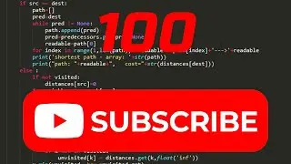 100 Subs in Python