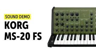 Korg MS-20 FS Sound Demo (no talking)