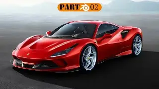 Ferrari F8 Tributo || Car Modeling 𝐓𝐮𝐭𝐨𝐫𝐢𝐚𝐥 in Blender【Ep- 02】