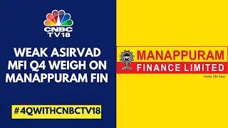 Manappuram Fin Under Pressure As Its Subsidiary Asirvad Micro Finance Reports Weak Q4 | CNBC TV18