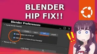 Enable Blender AMD GPU HIP Rendering On Linux