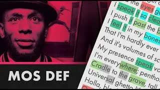 Mos Def on Auditorium - Lyrics, Rhymes Highlighted (297)