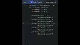 Arithmetic Operator in Kotlin | Shorts of Kotlin 