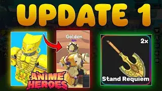 UPDATE 1 ANIME HEROES SIMULATOR ROBLOX *STAND*