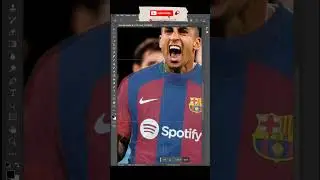 Changing Joao Cancelo's outfit from Manchester city to Barcelona with the help of Photoshop  ⚽🥅