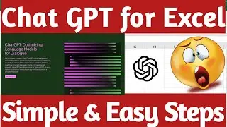 10X Your Excel Skills with ChatGPT | ChatGPT INSIDE Excel | Excel Trick