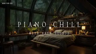 Insomnia Relief with Window Rain 🌧️🌿 Deep Sleep with Nature's Serenity and Calming Piano Music