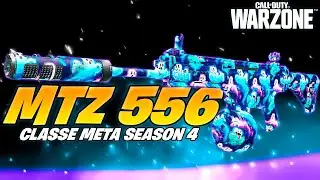 *BUFF SEASON 4* TESTEI A CLASSE META MTZ 556 NO LOBBY TRYHARD EM QUARTETO!! | CLASSE MTZ 556 WARZONE