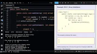 Passing Arrays and Individual Array Elements to Methods - Java