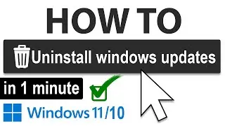 How to uninstall windows updates on windows 11