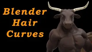 Blender 3.6 Hair Curves Tutorial | Adding More FUR Details to the MINOTAUR!