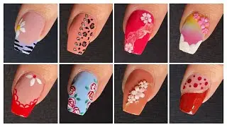 8 Easy professional diy nail art designs at home || Nail art for beginners