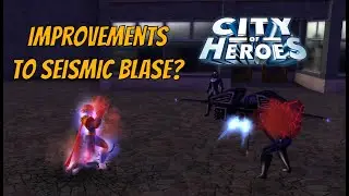 How could seismic blast in City of Heroes be enhanced?