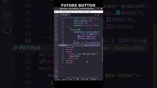 How to create future button with HTML and CSS #shorts