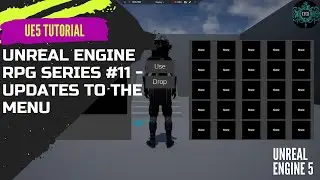 Unreal Engine 5 RPG Series #11 - Updating Menu Screen 