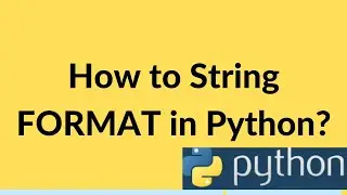 String formatting python || format function in python