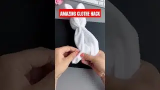 #0018 Amazing clothes Hack || how to make rabbit with clothe #clothing #shorts