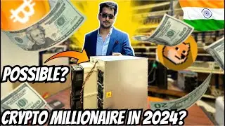 Can YOU be a CRYPTO MINING MILLIONAIRE in 2024?🔥 Crypto Mining India🚀 #bitcoinmining #antminer #btc