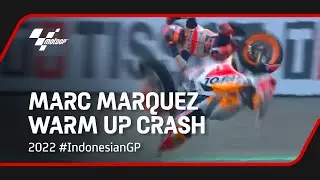 Marc Marquez' MotoGP™ Warm Up Crash | 2022 #IndonesianGP