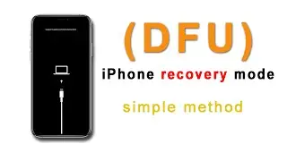 iPhone Recovery Mode (DFU) Restore iTunes