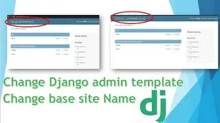 django admin tutorial #1 ||  Change admin template django || How to change Django template