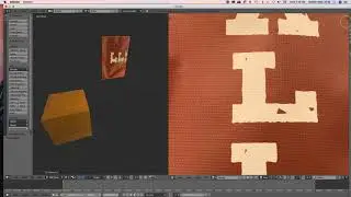 05 How to mark seams and unwrap a plane in Blender 3d