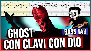 Ghost - Con Clavi Con Dio (Bass Tab) | Dotti Brothers #basscover #bass #tabs