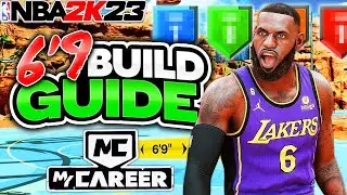 Best Build on NBA 2K23 6'9 Build Guide : How to SAVE VC + Badge Points !