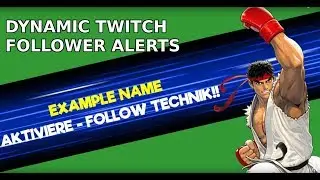 Twitch Dynamic Custom Follower Alert Animation - HTML5, JS, MUXY.IO