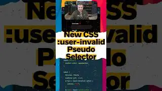 New CSS :user-invalid Pseudo Selector #css