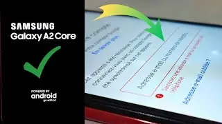 Samsung A2 Core FRP Bypass || A260F Google Account Bypass 2024 Without PC