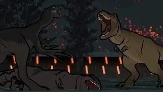 Rexy vs Therizinosaurus | Animation