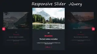 Responsive Slider Design | HTML CSS JQuery Owl Carousel