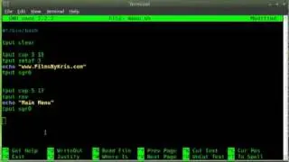 tput - tutorial #4 Main Menu - BASH - Linux