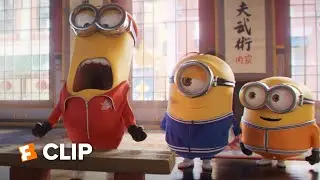 Minions: The Rise of Gru Exclusive Movie Clip - Minions Try to Break a Board with their Heads (2022)