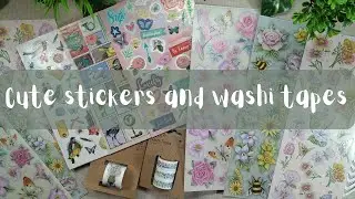 Stickers And Washi Tapes | Gift haul ❤️