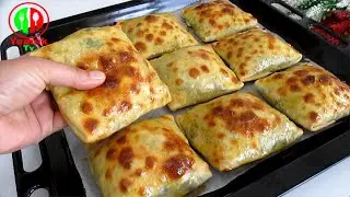 ÖYLE BİR BÖREK TARİFİM VARKİ 😉 Hayatımda yediğim En LEZZETLİ ve En KOLAY tarif😋Mayasız kahvaltılık