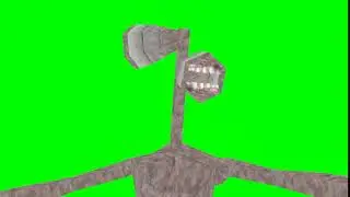 Siren Head Jumpscare Green Screen