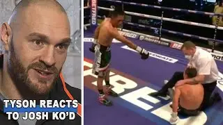 Tyson Fury Reacts To Josh Warrington KO Loss vs Mauricio Lara At Wembley Arena