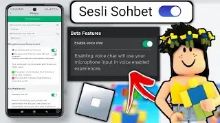 ROBLOX SESLİ SOHBETİ (KIMLIK OLMADAN) Nasıl Alınır 13 Yaş Altı Roblox'ta Sesli Sohbet