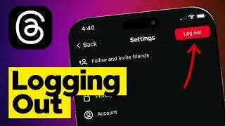 How to Log Out of Threads App