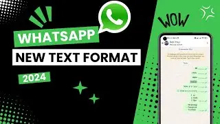 WhatsApp New Text Formatting Features (2024) 📱| Block Quote, List, Inline, Monospace 💬 #whatsapp