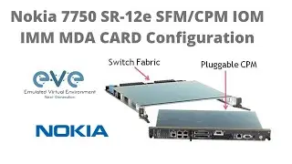 Nokia 7750 SR 12e SFM/CPM IOM IMM MDA CARD Configuration