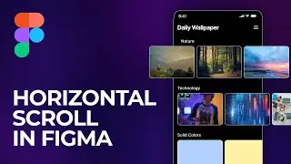 How to create horizontal scroll in Figma