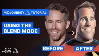 Midjourney Tutorials: Using The Blend Mode