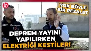 YOK BÖYLE BİR REZALET! Serhan Asker açıkladı: Hatay'da deprem yayını yapılırken elektriği kestiler!